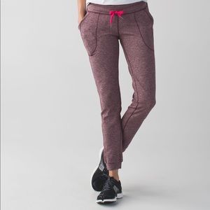 Lululemon Base Runner Pant III Pink Vintage Rulu Jogger sweatpants
